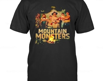 Mountain Monsters Shirt, Mountain Monsters Tee, Monster Shirt, Retro Shirt, Unisex Sweatshirt, Mountain Hoodie, Summer Shirt