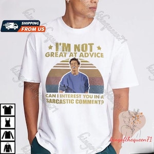 Chandler Bing Friends Tv Series T-Shirt, Żegnaj Bing, Przyjaciele Chandler Sweatshirt, Tshirt Męski, Przyjaciele Bluzy z Kapturem, Najlepszy Prezent dla Przyjaciół