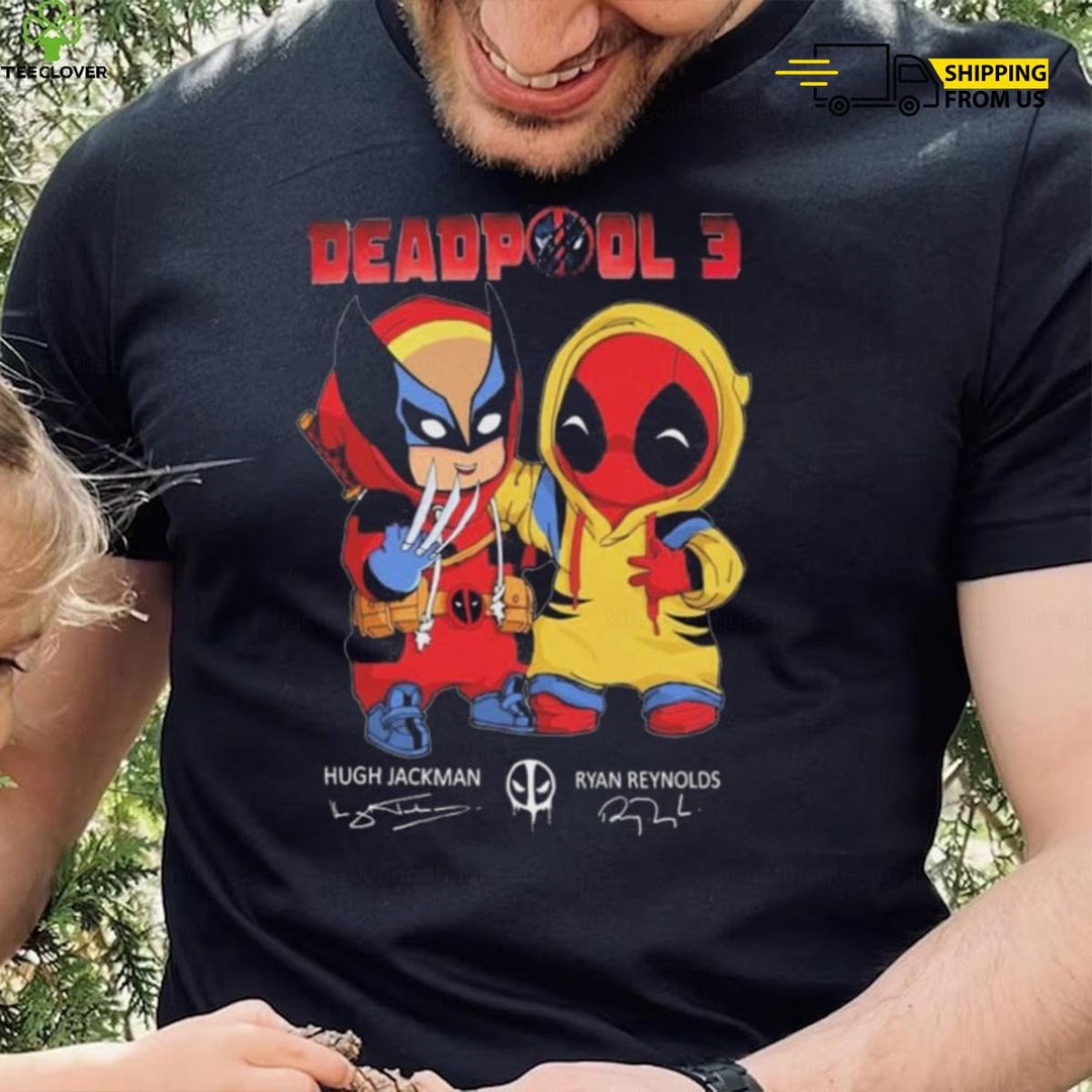 Funny Deadpool and Wolverine Tshirt Deadpool Tshirt Marvel Etsy