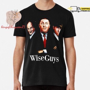 Three Stooges Wiseguys Long Sleeve T-Shirt - Officially Licensed Mens Graphic Tee - View #3