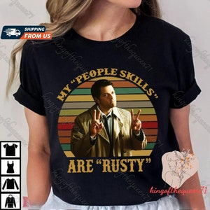 Castiel Supernatural T-Shirt, Sam And Dean Sweatshirt, Supernatural Dean, Supernatural Castiel Hoodie, Supernatural Fan Gift