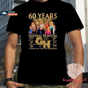 General Hospital 60 Years 1963 2023 Thank You For The Memories Shirt, General Hospital Hoodie, General Hospital Sweatshirt