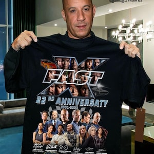 Fast And Furious Shirt, Fast X 2023 Movie Shirt, Paul Walker, Fast And Furious Anniversary Shirt, Dom Toretto, Thank You For The Memories