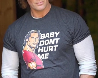 Baby Don't Hurt Me T-shirt, Mike O'Hearn shirt, Mike O'Hearn meme tshirt, grappige meme sweatshirt, grappig shirt, sportschool meme tshirt