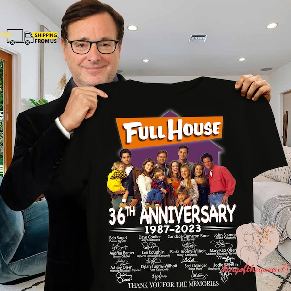 Full House T-Shirt, Thank You For The Memories Shirt, Jesse And The Rippers Shirt, 90er TV Show Sweatshirt, John Stamos Shirt