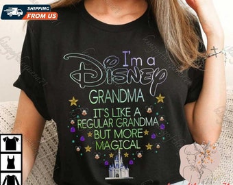 Disney Grandma Magical Family T-Shirt, Grandma Birthday Shirt, Grandma Gift Idea Shirt, Disney Vacation Shirt, From Grandchildren Gift