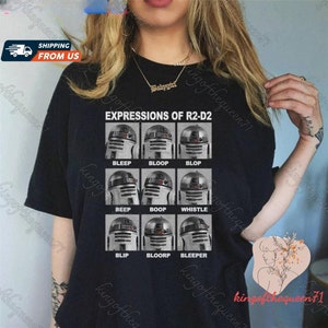 Star Wars Expressions Of R2 D2 T-Shirt, Star Wars Droid T-shirt, Galaxys Edge Trip Unisex T-shirt, Disneyland Trip Hoodie