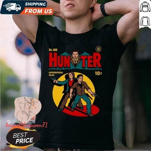 Hunter Cartoon bovennatuurlijk T-shirt, grappig bovennatuurlijk shirt, dames bovennatuurlijk sweatshirt, Sam en Dean shirt, trendy shirt