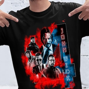 John Wick Keanu Reeves Shirt, John Wick Chapter 4, Keanu Reeves Tshirt, John Wick Vintage T-Shirt, Gift For Women And Man Unisex T-Shirt