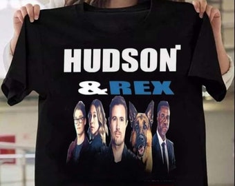Chemise Hudson et Rex, Chemise Charlie Hudson, T-shirt tendance, Hudson et Rex saison 5, Sweat à capuche et sweat-shirt unisexe, Chemise d'acteur de cinéma, T-shirt pour homme