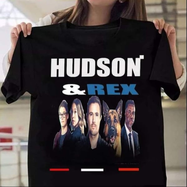 Chemise Hudson et Rex, Chemise Charlie Hudson, T-shirt tendance, Hudson et Rex saison 5, Sweat à capuche et sweat-shirt unisexe, Chemise d'acteur de cinéma, T-shirt pour homme