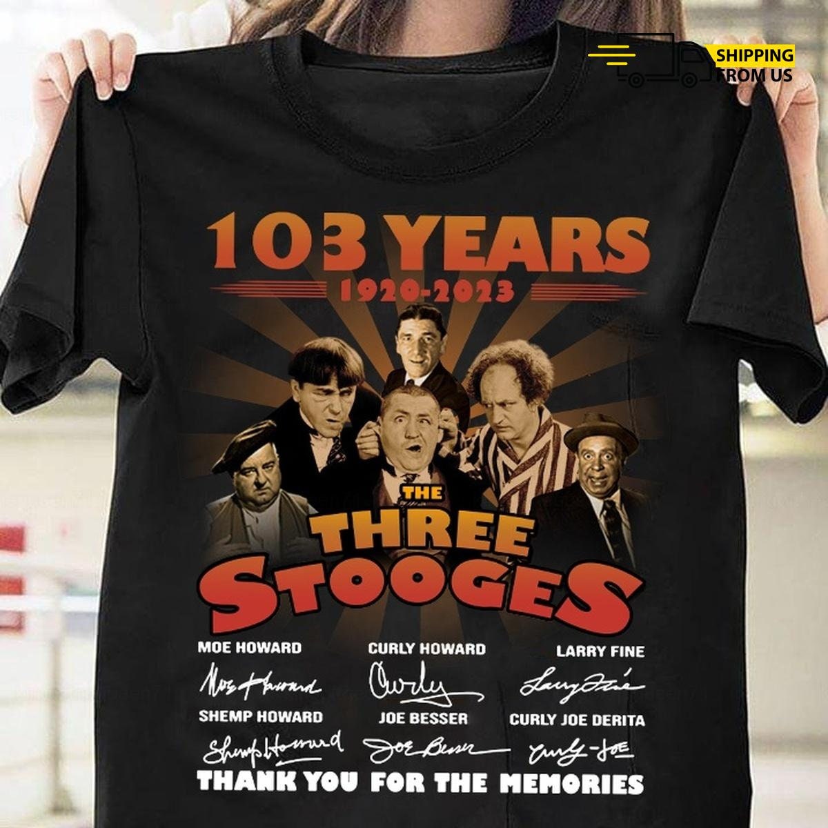 The Three Stooges T-shirt 103 Years of the Three Stooges
