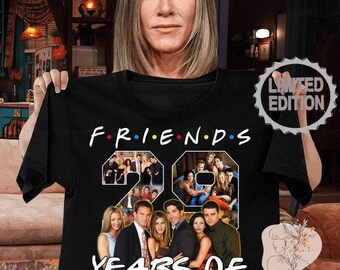 Série Friends 29 ans 1994 2023 T-shirt Merci pour le souvenir, sweat à capuche Friends, sweat-shirt émission de télévision Friends, t-shirt Matthew Perry