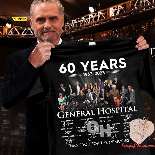 General Hospital T-Shirt, Thank You For The Memories Shirt, Soap Opera Tshirt, Doctor Gift, Medical Shirt, General Hospital Movie Shirt