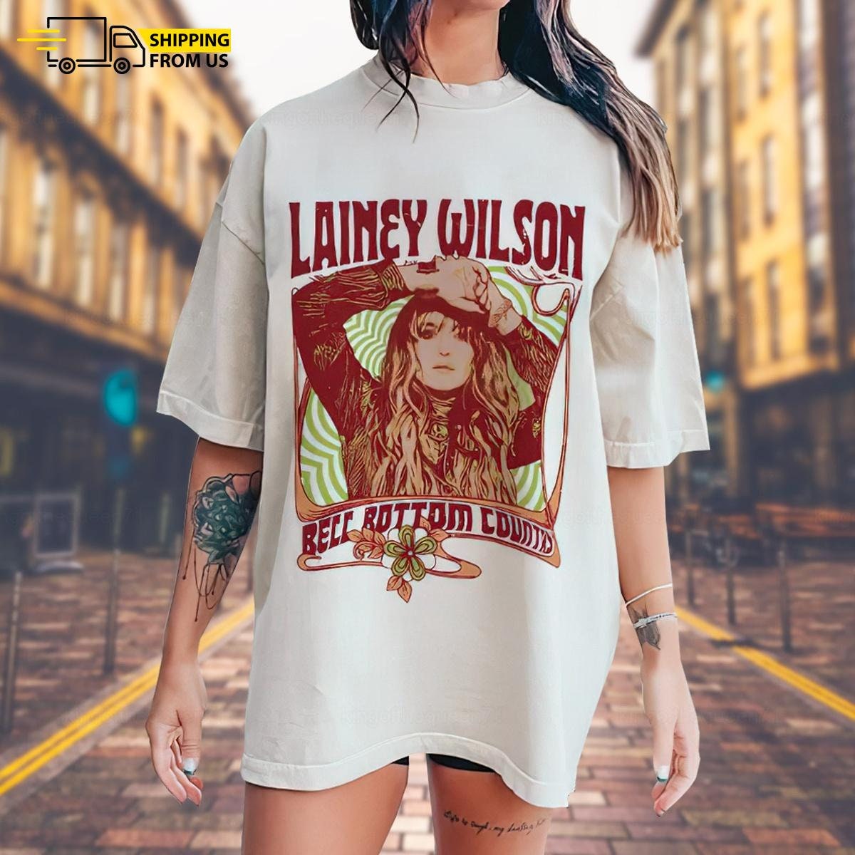 Lainey Wilson T-Shirt, Lainey Wilson Country With A Flare Tour 2023