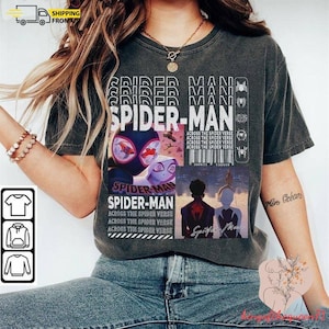Miles Morales T-Shirt, Gifts For Him, Spider-Man Across The Spider-Verse Shirt, Spider Ghost Shirt, Spiderverse Shirt, Superhero Tee