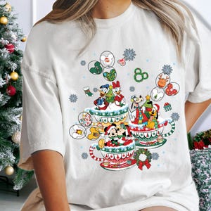 Mickey And Friends Christmas Shirt, Mickey Christmas Sweater, Family Christmas Shirt, Magic Kingdom Christmas, Disney Holiday Shirt