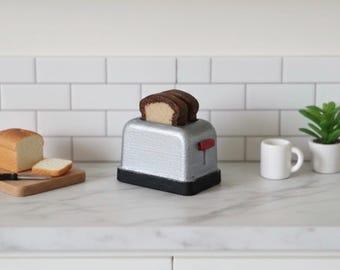 1:12 miniature dollhouse toaster