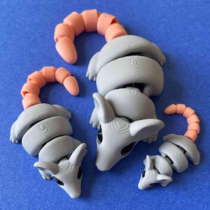 little mouse  — articulated flexi print-in-place STL/3MF digital file for 3D printing