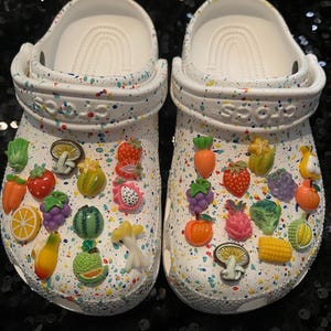 Fruit and Veggie Shoe Charms