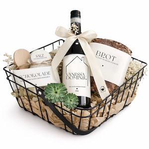 Richtfest Geschenkidee | neues Haus | Weinetikett personalisiert | Aufkleber Set | Neue Wohnung | Geschenk zum Einzug