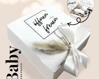 Annuncio di gravidanza | Annuncio di nascita | Confezione regalo personalizzata | Diventerete nonni!