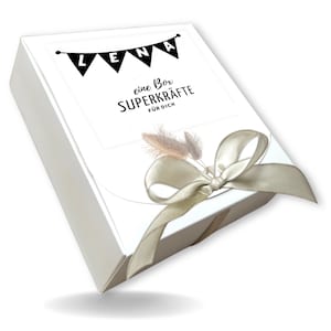 Coffret cadeau super pouvoirs pour vous | personnalisé avec nom | Bon rétablissement | petit cadeau | Boîte de puissance encourageante