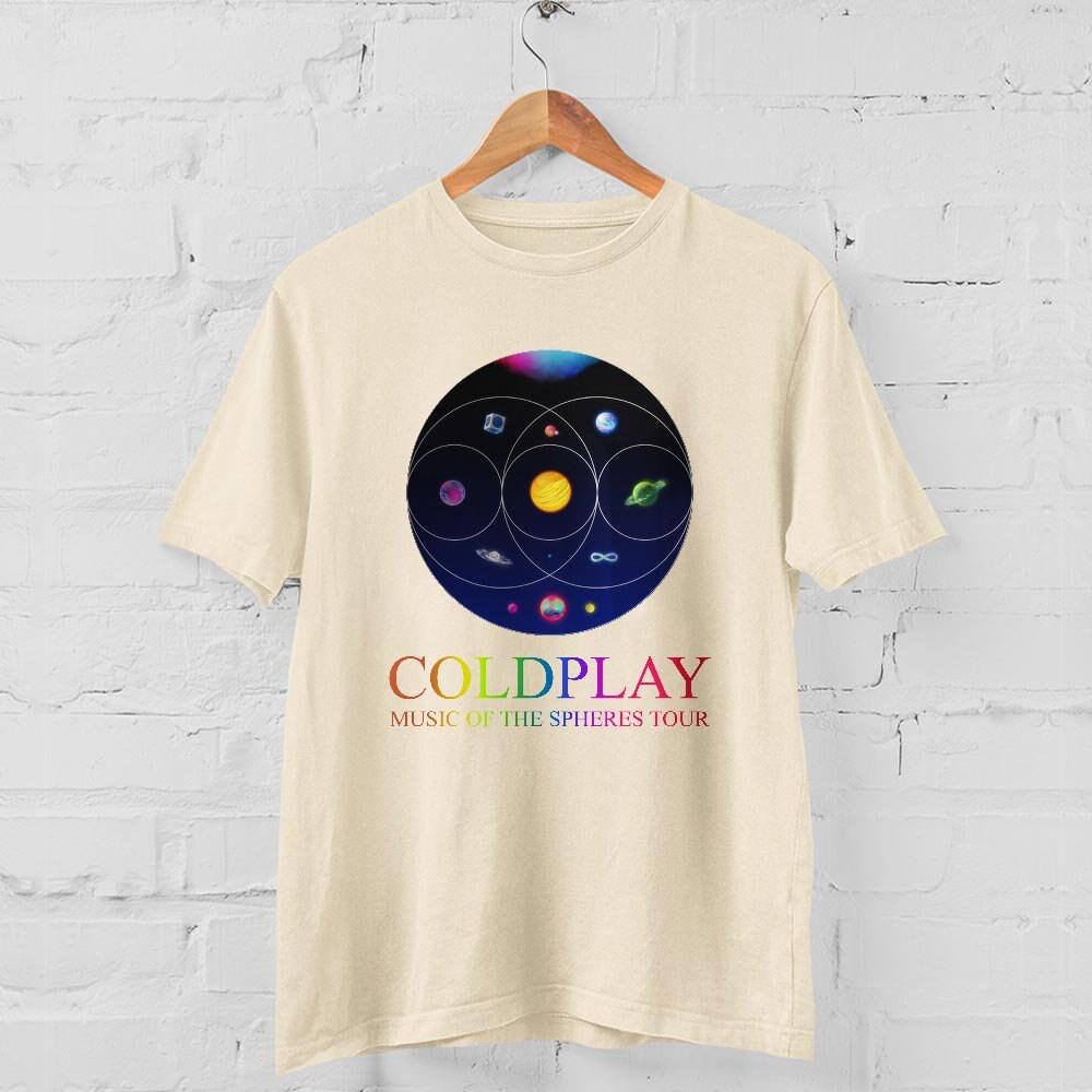 Coldplay World Tour 2025 Merch Music Of The Spheres T-Shirt