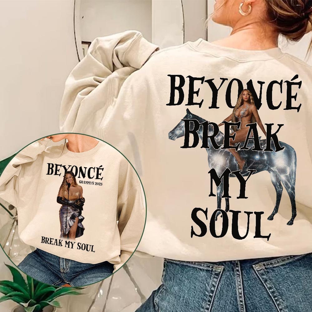 Discover The Grammys 2023, Beyonce gewinnt beste Tanz elektronische Aufnahme "Break My Soul" Zweiseitiges Pullover