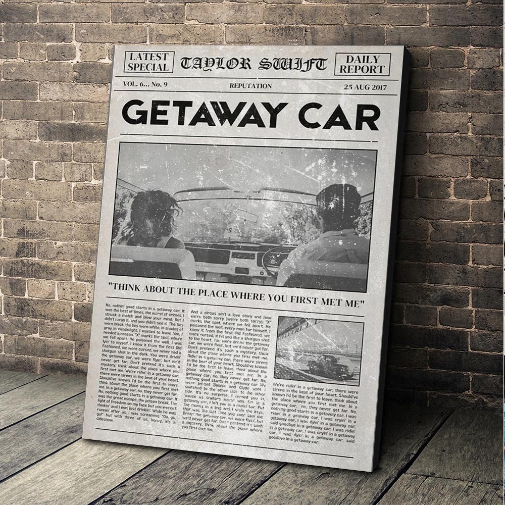 Reputation Album Getaway Car Music Posters Taylor India