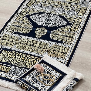 Luxury Muslim Prayer Rug: Luxury Prayer Rug, Prayer Rug For Muslim, Prayer Mat, Eid Gift, Ramadan Gift, Wedding Gift, Janamaz, Gebetsteppich