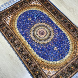Muslim Prayer Rug – Soft Islamic Salah Mat – Turkish Sajadah – Personalized Islamic Prayer Mat – Gift for Mom, Dad, Sister, Brother – Eid