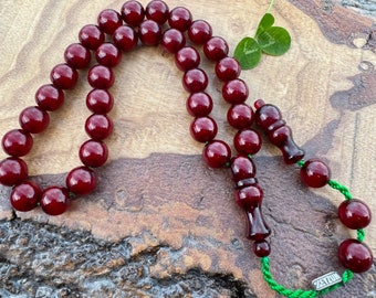 Natural Stone | Tasbih| Misbaha |Tasbeeh |Catalin Amber | Sibha| Tusbah | Tasbih33| Tightening Amber | Sebha |33 Beads Tasbih | Prayer Beads