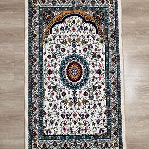 Luxury Prayer Rug, Prayer Rug For Muslim, Prayer Mat, Eid Gift, Ramadan Gift, Wedding Gift, Janamaz, Gebetsteppich