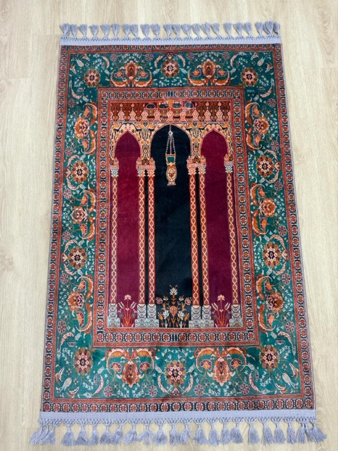 Prayer Rug for Muslim Prayer Mat Gebetsteppich Luxury Prayer Rug ...