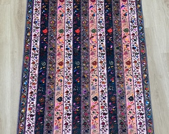 Bloemen Turks gebedskleed, islamitisch cadeau voor ramadan Cadeau - Ottomaanse mat - Sejadah - Eid-bruiloft