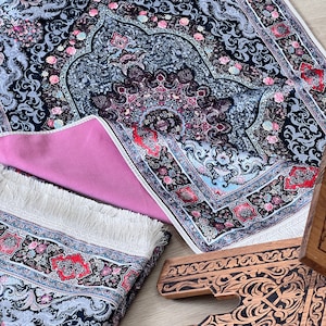 Luxury Prayer Rug, Prayer Rug For Muslim, Prayer Mat, Eid Gift, Ramadan Gift, Wedding Gift, Janamaz, Gebetsteppich
