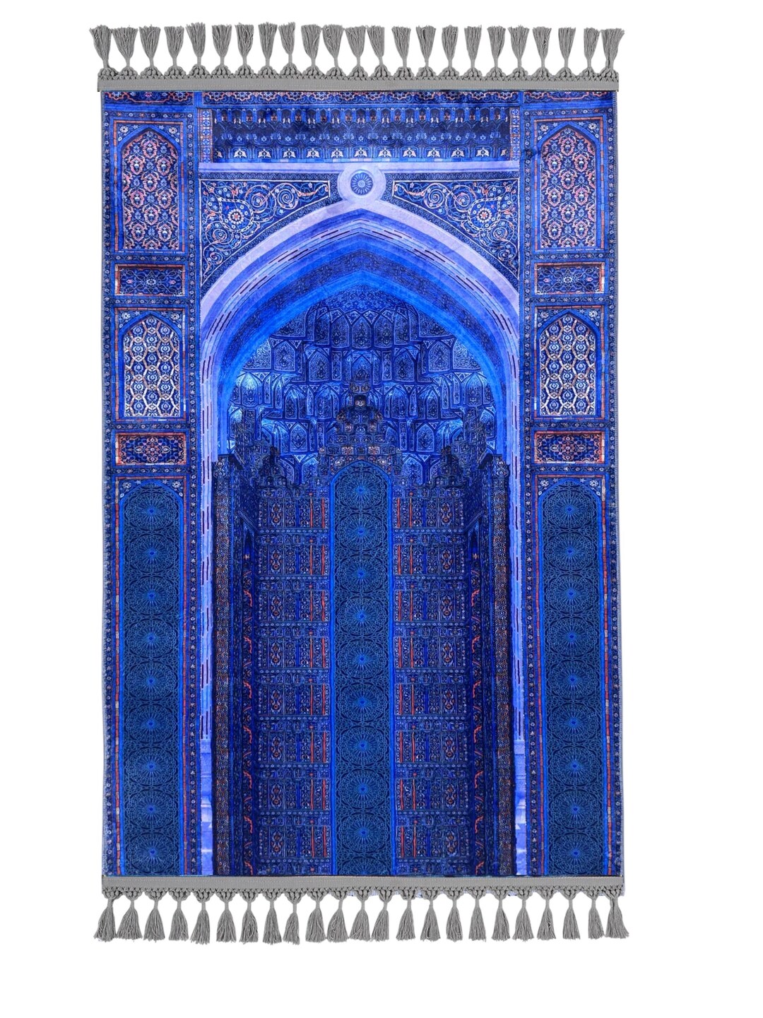 Musim Rugs Personalised Prayer Mat - Silky Ultra Soft - Prayer Rug - Islamic Gift ...