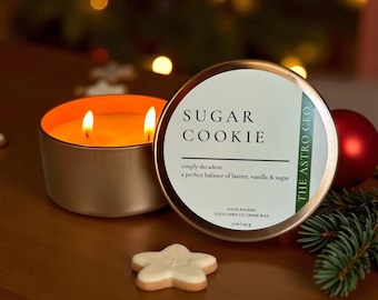 Bougie biscuit au sucre