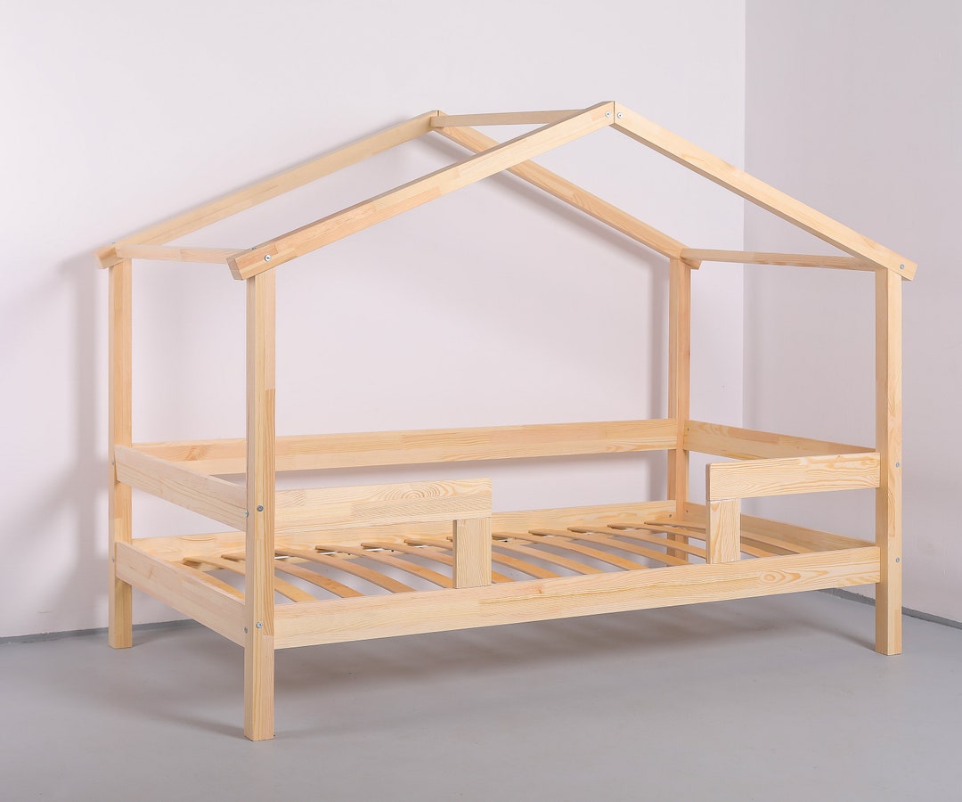 House Bed Cot Floor Bed Lit Cabane Pipit 200x90 Free Shipping Etsy