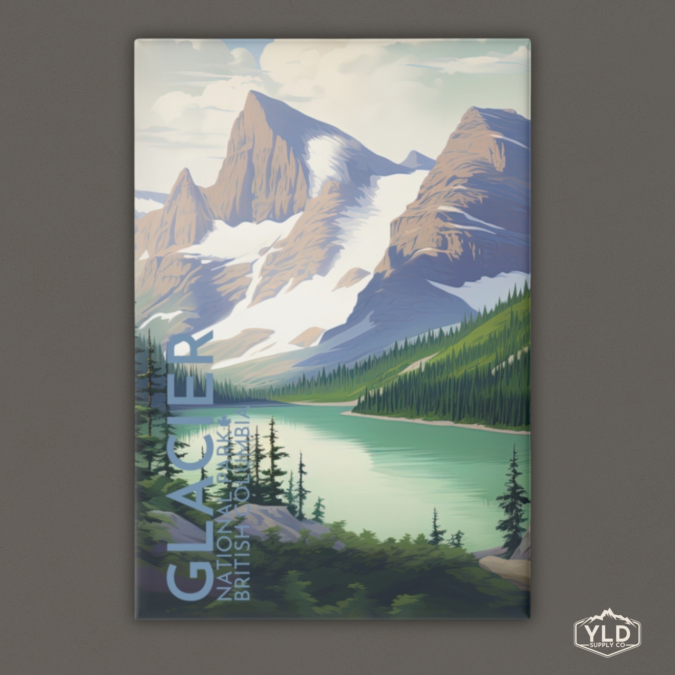 Glacier National Park Fridge Magnet: British Columbia Canada - Etsy