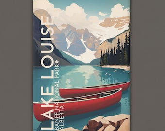 Lake Louise Fridge Magnet, Banff National Park Fridge Magnet, 48 Canadian National Parks Magnet, Canada Magnet, Canada Parks Magnet