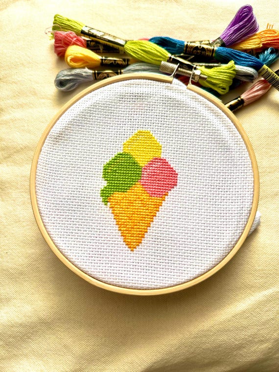 Padrão de ponto cruz infantil – Sweet Stitch Treat Gráfico de