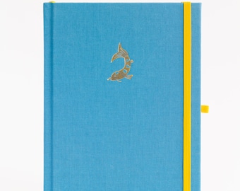 The Koi A5 Dot Grid Journal with Linen Hardcover