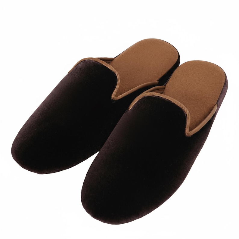 Handmade Velvet Slippers Women's Slippers House Lightweight Non-Slip Elegant Bridal/Bridesmaids/Wedding/Birthday Gift image 11