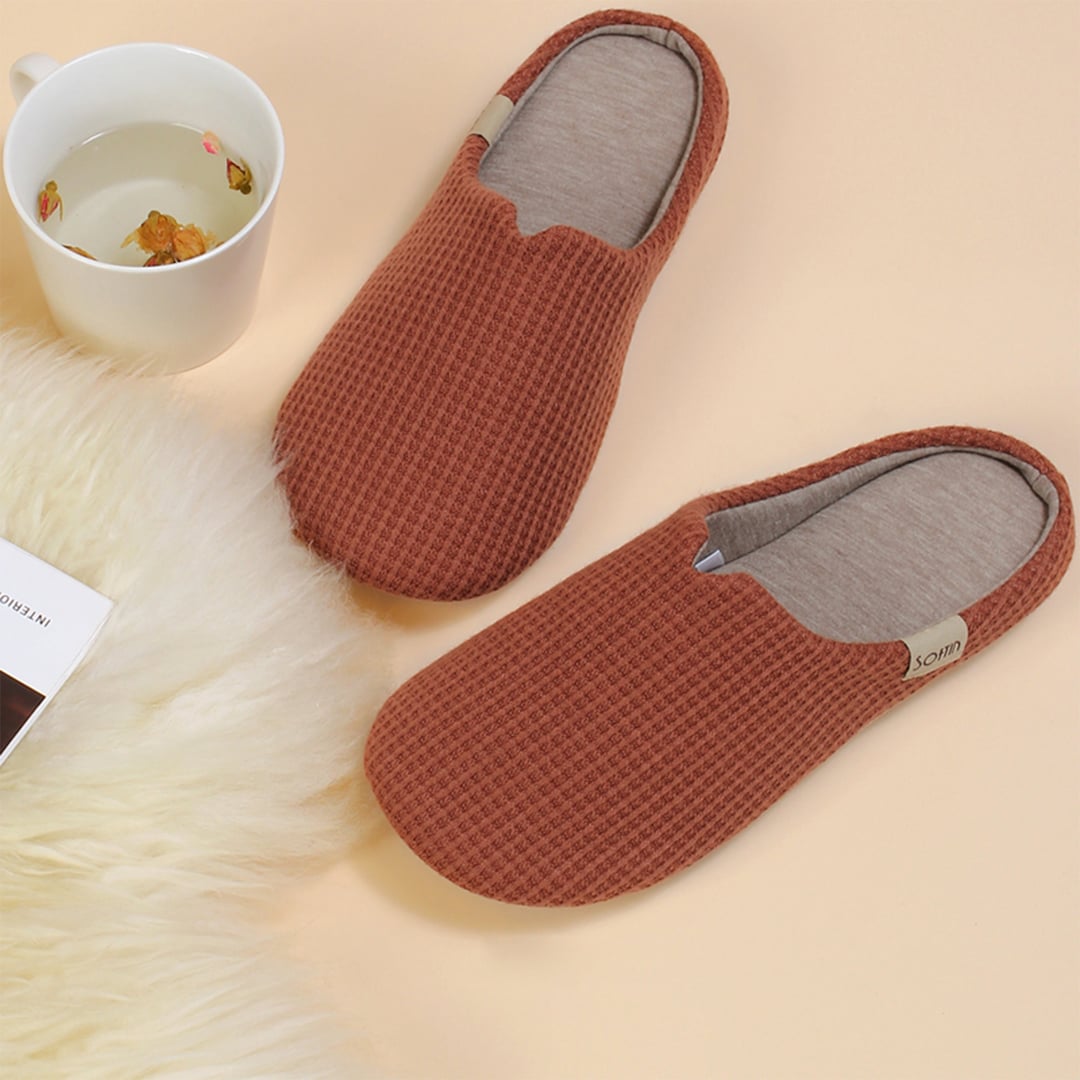 Waffle Indoor Slippers Super Comfortable and Soft Women's and Men's