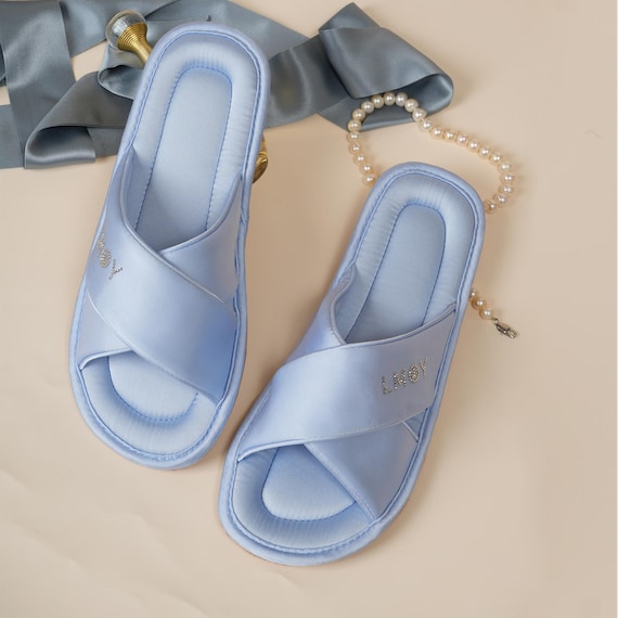 Minimalist Brocade House Slippers: Non-slip Open Toe Summer Shoes