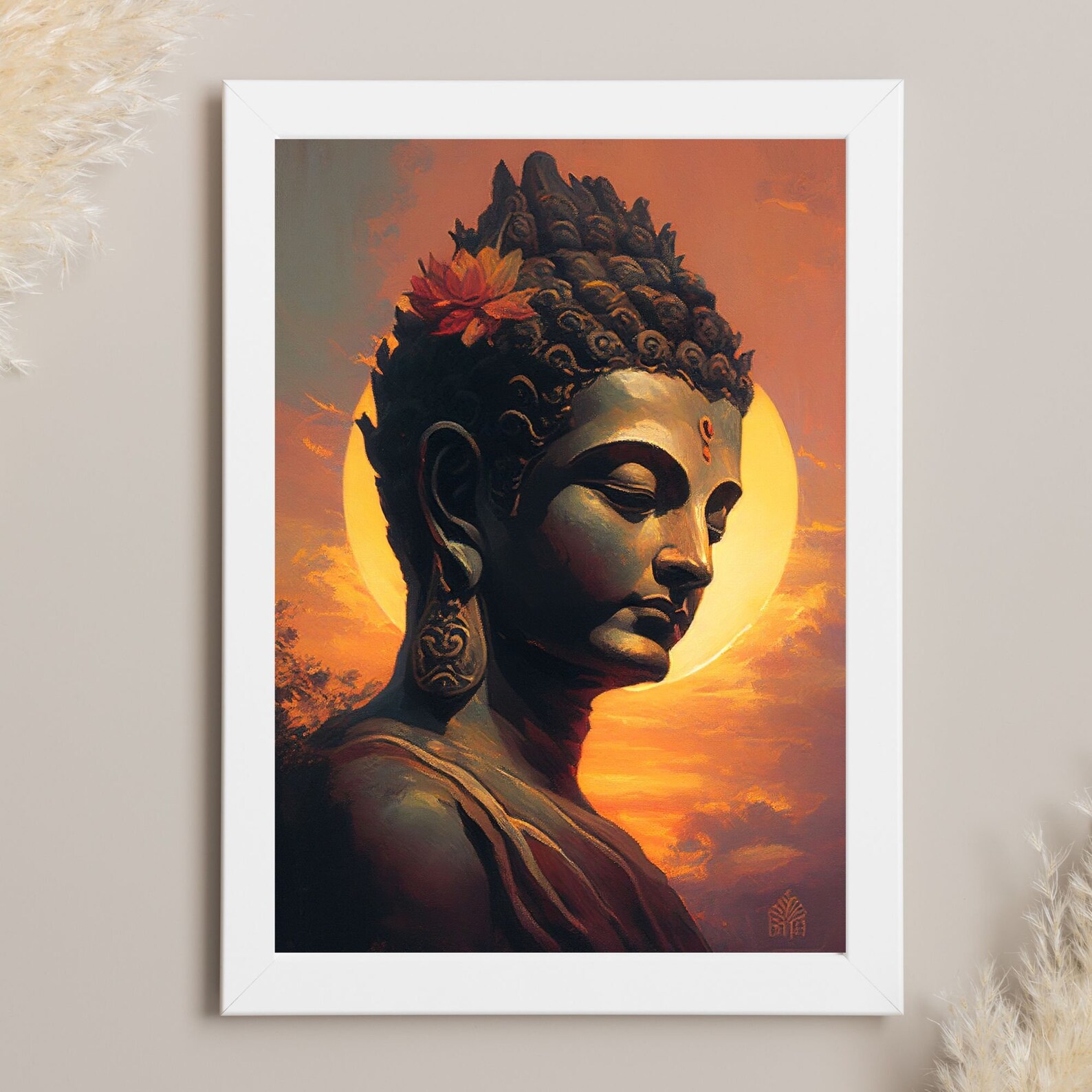 Printable Buddha Wall Art Painting, Japanese Wall Art, Digital Buddha ...