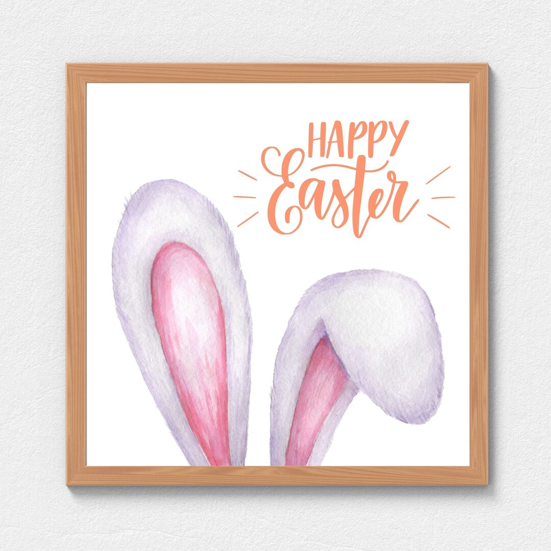 Easter Printable Wall Art,easter Prints,easter Poster,easter Bunny ...