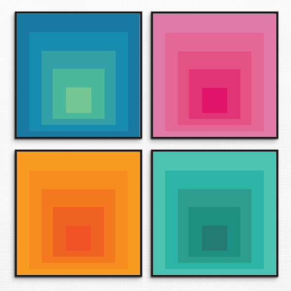 Turquoise Wall Art Etsy